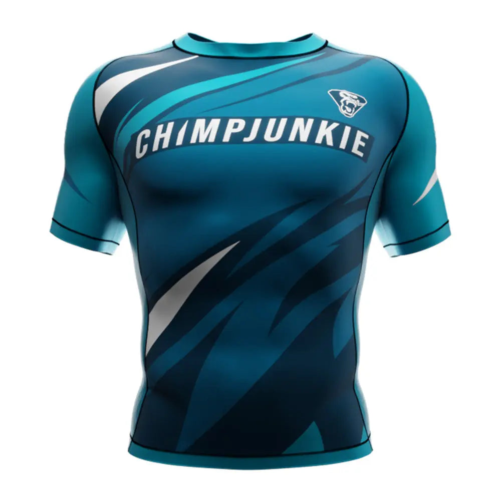 Short Sleeve Swim Top | Assault Ranked Rashguard | Chimpjunkie