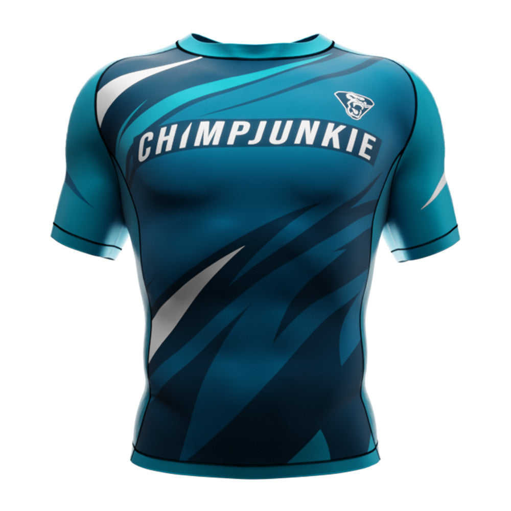 Short Sleeve Swim Top | Assault Ranked Rashguard | Chimpjunkie